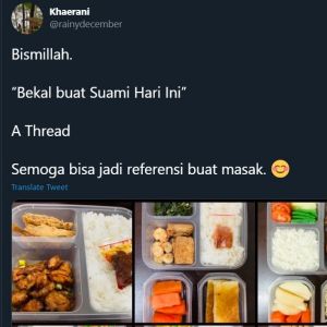 Trending Bekal untuk Suami, Feminis Sakit Hati Bereaksi